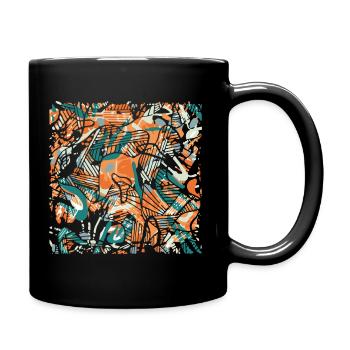 FORMES ORGANIQUES - Mug uni - noir - Droite