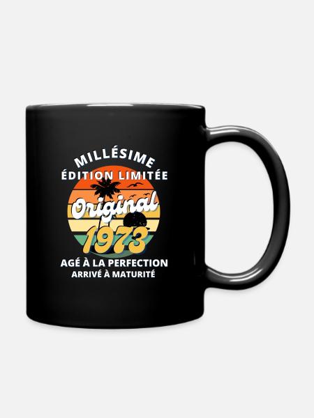 Millésime 1973 Original cadeau - Mug uni - noir