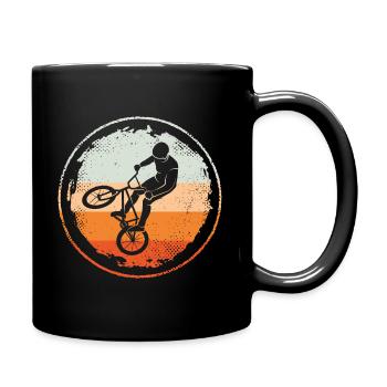 BMX Rider Cyclist Bike Bike BMX - Full Colour Mug - black - Right