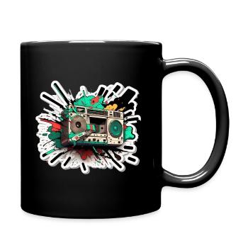 Stereo Explosion - Full Colour Mug - black - Right