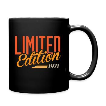 Millésime 1971 - Mug uni - noir - Droite