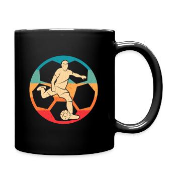 Footballeur Enfants Footballeur Footballeur - Mug uni - noir - Droite