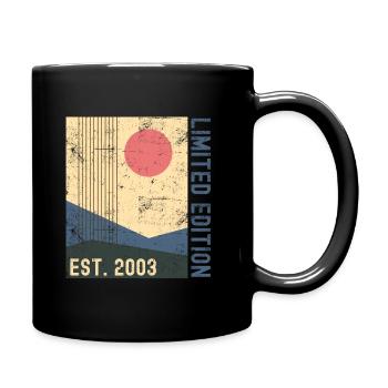 Millésime 2003 - Mug uni - noir - Droite