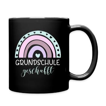 Grundschul Abgänger 2023 Grundschule Abschied - Tasse einfarbig - Schwarz - Rechts