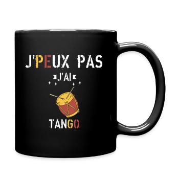 J Peux Pas J Ai Tango - Mug uni - noir - Droite