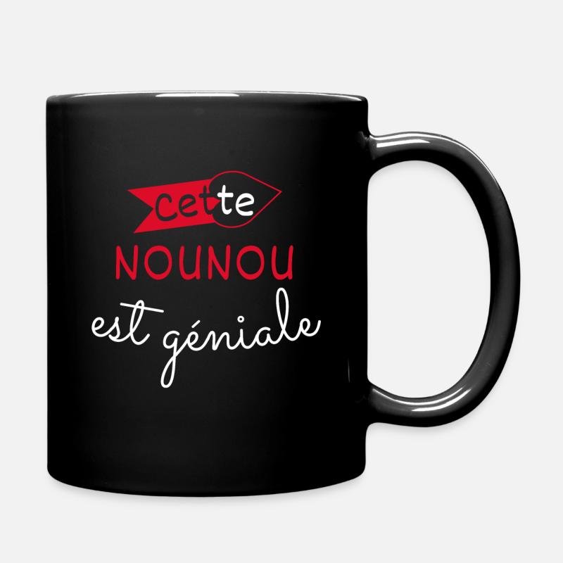 Nounou Géniale cadeau - Mug uni - noir