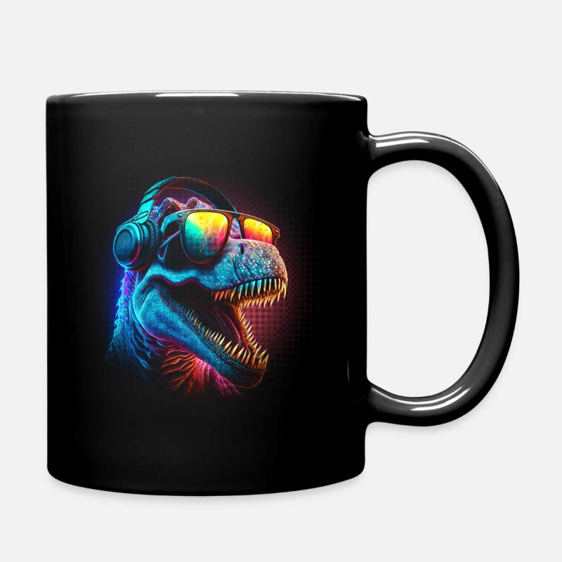 Rad Rex - Tasse einfarbig - Schwarz