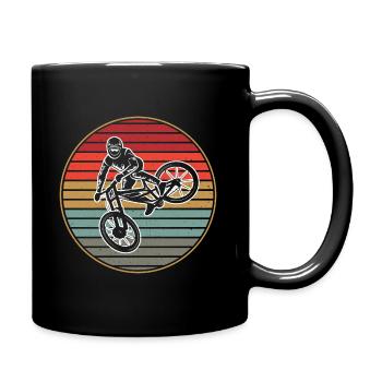 Mountain Bike Bike Cyclist Mountain Bike - Full Colour Mug - black - Right