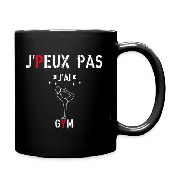 J Peux Peux Pas J Ai Gym - Mug uni - noir - Droite