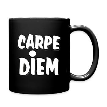 Carpe Diem - Mug uni - noir - Droite