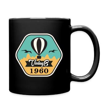 Millésime 1960 - Mug uni - noir - Droite