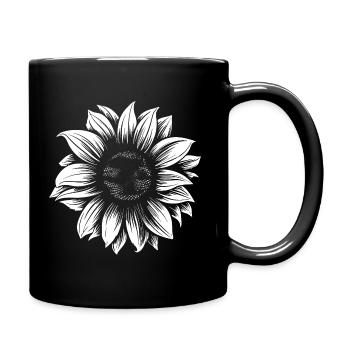 Tournesol - Mug uni - noir - Droite