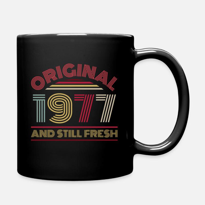 Vintage 1977 - Tasse einfarbig - Schwarz