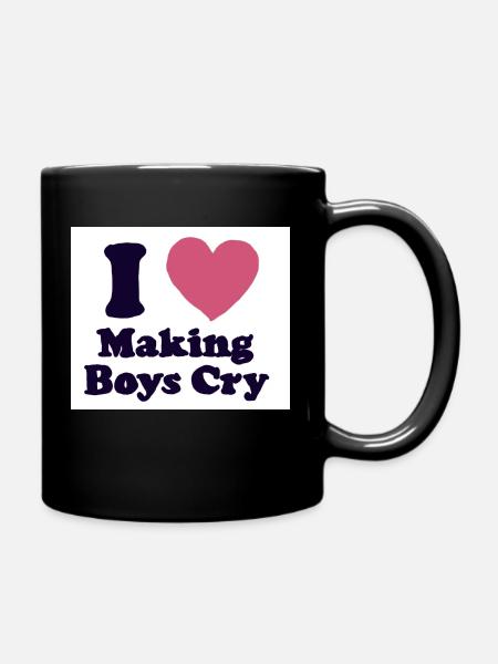 i Love making Boyscry - Tasse einfarbig - Schwarz