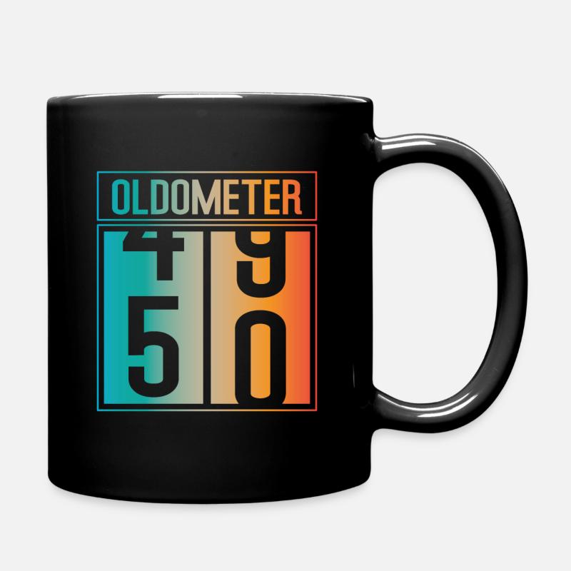 Oldomètre 50 ans 50e anniversaire - Mug uni - noir