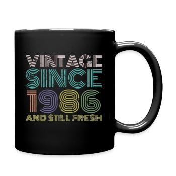 Vintage 1986 - Full Colour Mug - black - Right