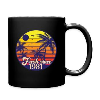 Vintage 1981 - Full Colour Mug - black - Right