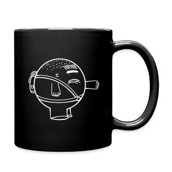 Hey hello - Full Colour Mug - black - Right