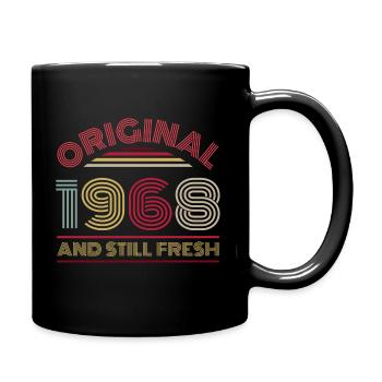 Millésime 1968 - Mug uni - noir - Droite