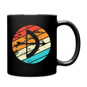 Archery Gift Saying Archery - Full Colour Mug - black - Right