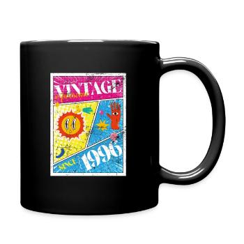 Vintage 1996 - Tasse einfarbig - Schwarz - Rechts