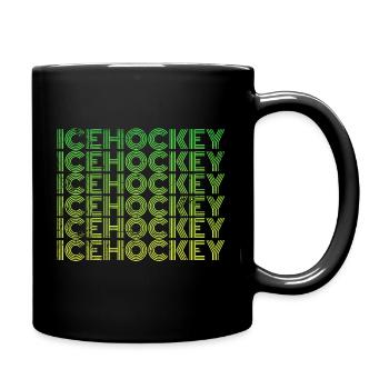 Hockey sur glace Hockey sur glace - Mug uni - noir - Droite