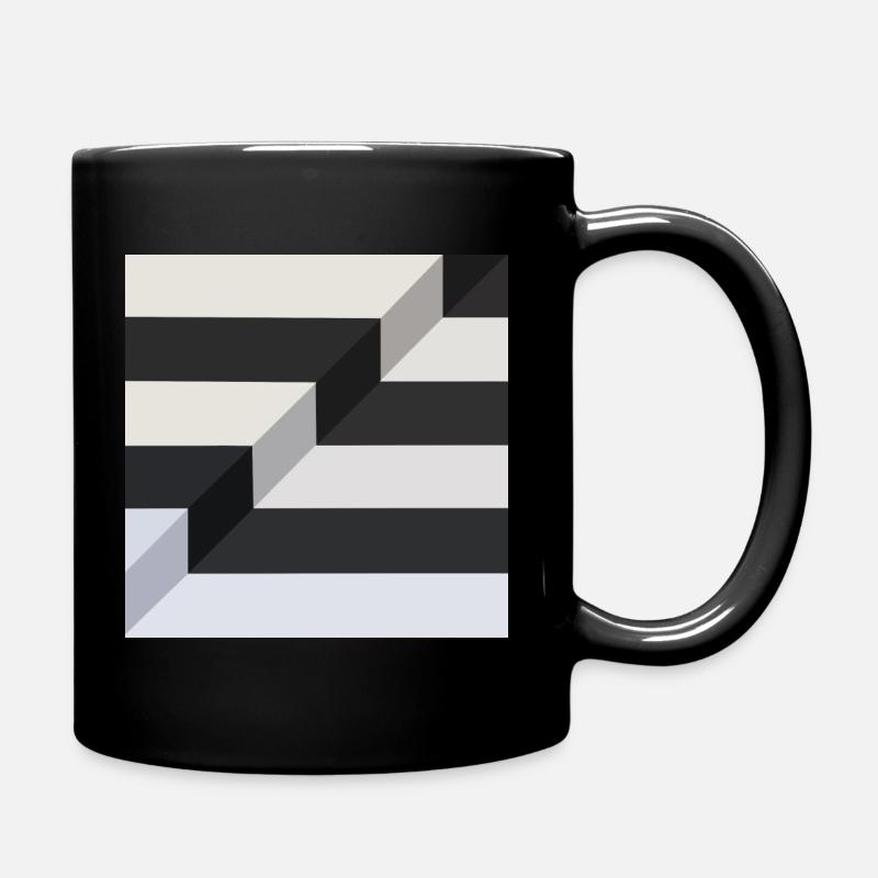 Niveau Minimalisme Noir & Blanc - Mug uni - noir
