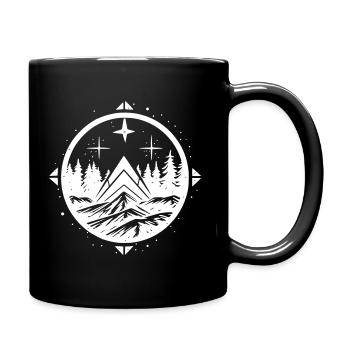 Wilderness Explorer - Tasse einfarbig - Schwarz - Rechts