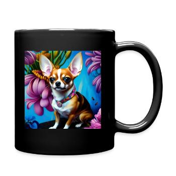 Chihuahua - Chéri - Mug uni - noir - Droite