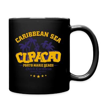Curacao Caribbean - Full Colour Mug - black - Right