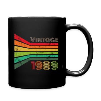 Millésime 1989 - Mug uni - noir - Droite