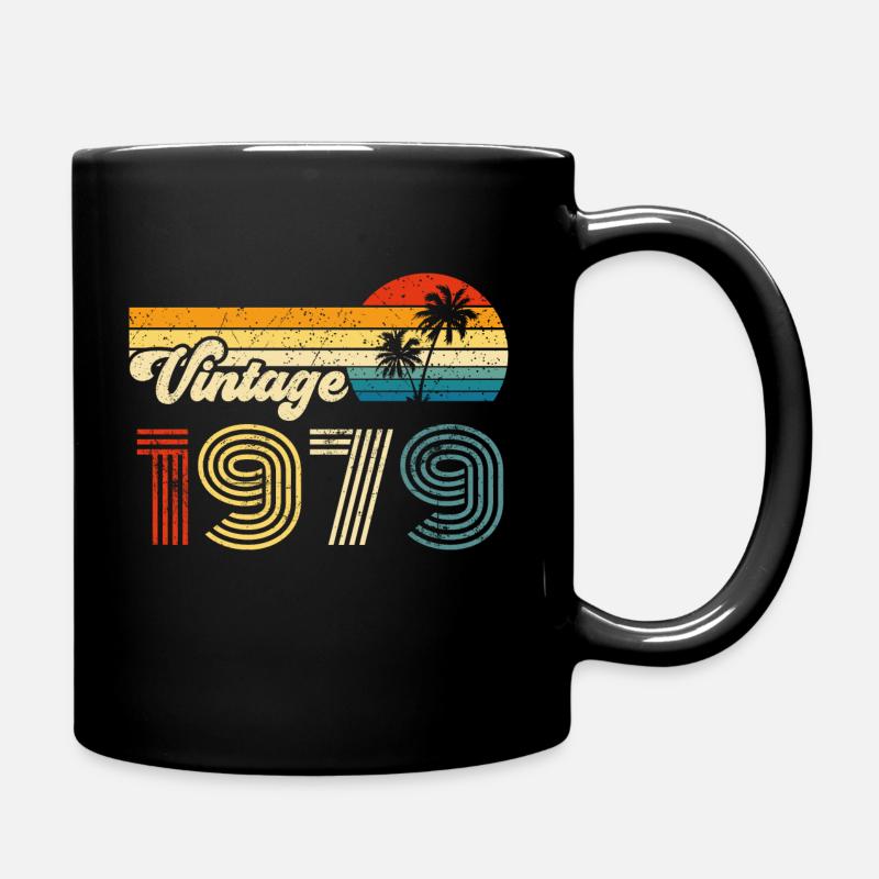 1979 Vintage - Tasse einfarbig - Schwarz