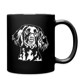 Large Münsterland Portrait Dog Dogs Wilsigns - Full Colour Mug - black - Right