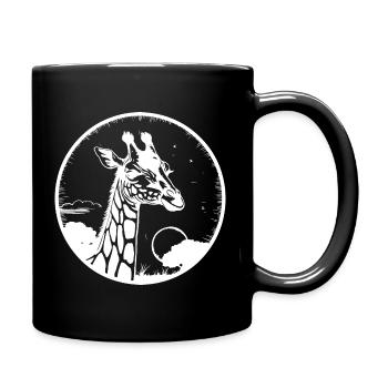 Giraffe Sun - Full Colour Mug - black - Right