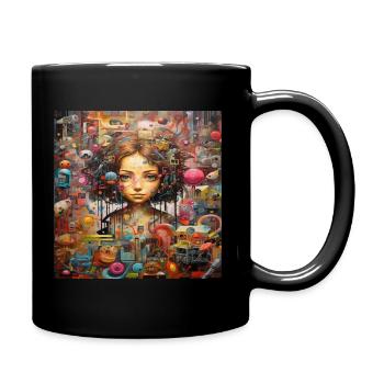 IMAGINATION STREET ART - Full Colour Mug - black - Right