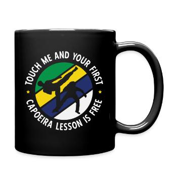 Capoeira - Tasse einfarbig - Schwarz - Rechts