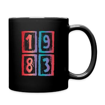 1983 40e anniversaire - Mug uni - noir - Droite