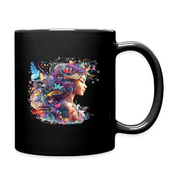 Création de l’ - Mug uni - noir - Droite