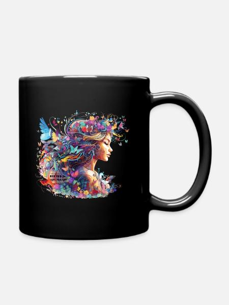 Mind Creation - Tasse einfarbig - Schwarz