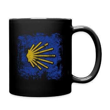 Camino - Camino de Santiago - Pilgrimage - Santiago - Full Colour Mug - black - Right
