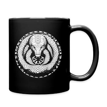 Snake - Full Colour Mug - black - Right