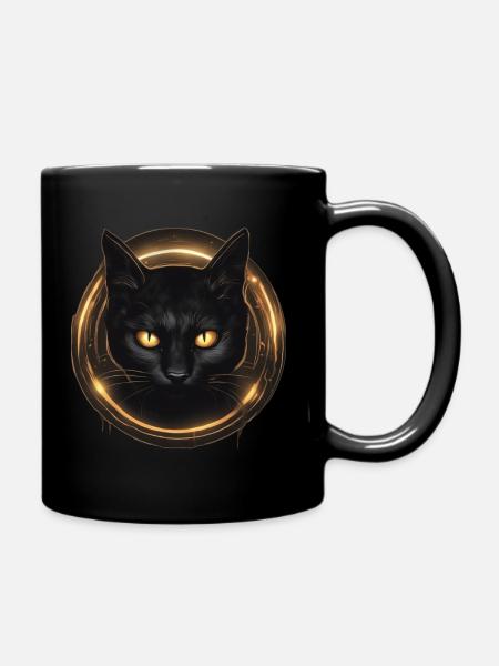 Déesse du chat noir - Mug uni - noir