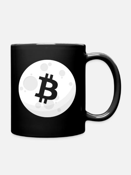 Bitcoin à la Lune - Mug uni - noir