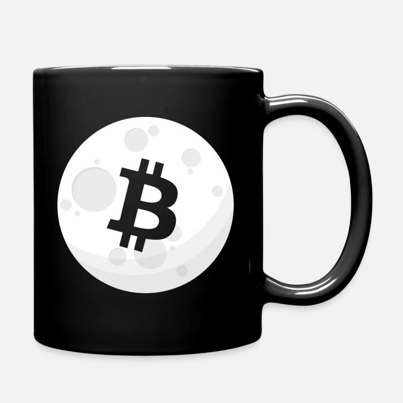 Bitcoin à la Lune - Mug uni - noir