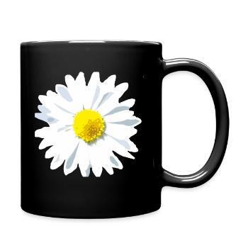 Fleur d’oie - Mug uni - noir - Droite