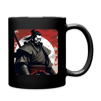 Fier guerrier samouraï Japon Asie Kendo Ninja - Mug uni - noir - Droite