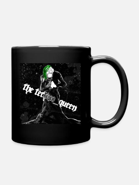 Techno_Queen - Mug uni - noir