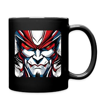 Cool Superhero Face Comic - Mug uni - noir - Droite