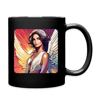 Sexy Angel - Full Colour Mug - black - Right