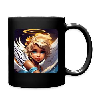 Mignon petit ange - Mug uni - noir - Droite